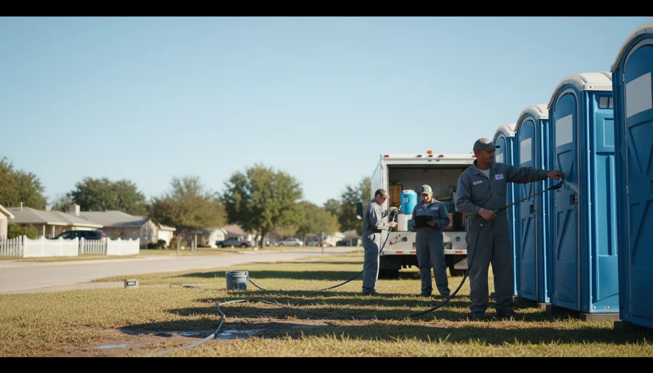 Long-Term Portable Toilet Rental in Dimmitt, TX near me